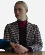 Elle Fanning Margos Got Money Troubles S01 Plaid Blazer