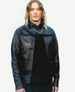 Emmy FYC 2026 Jamie Campbell Bower Black Leather Jacket