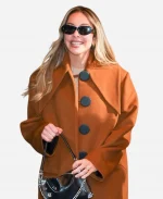 Este Haim NYC Brown Mid Length Coat