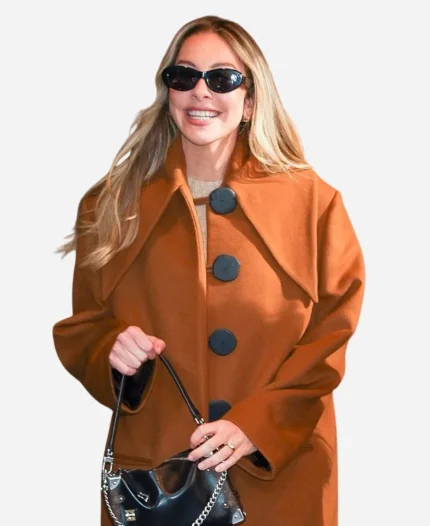 Este Haim NYC Brown Mid Length Coat