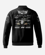 F1 Team Cadillac Black Bomber Jacket For Sale