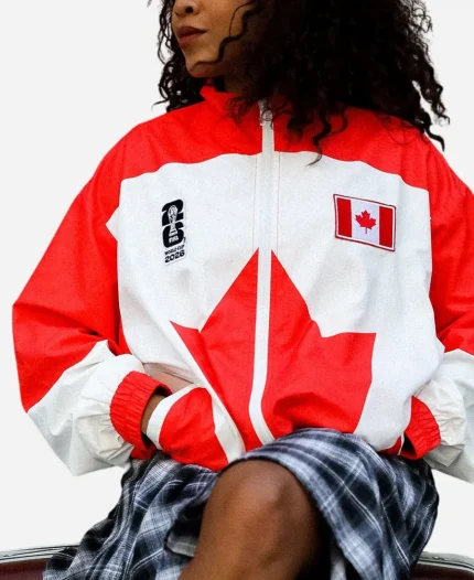 Peace Collective 2026 FIFA World Cup Team Canada Nylon Windbreaker Jacket