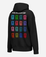 FIFA World Cup 2026 Emblems Black Hoodie
