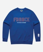 Unisex Peace Collective 2026 FIFA World Cup Team France Spirit Royal Blue Crewneck Shirt