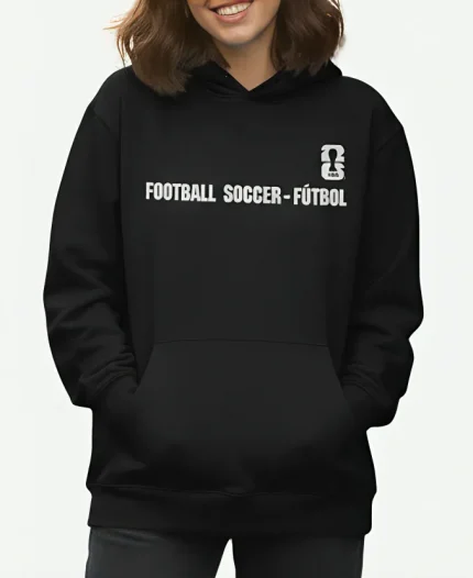 FIFA World Cup 2026 Host Cities Futbol Game Black Pullover Hoodie