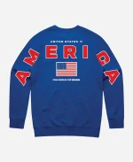 FIFA World Cup 2026 Team USA Spirit Crewneck Shirt In Royal