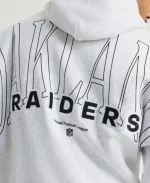 Factorie NFL Oakland Raiders Grey Pullover Hoodie