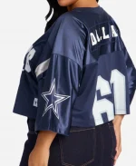 Fashion Nova NFL Dallas Cowboys Game Navy Blue Shirt