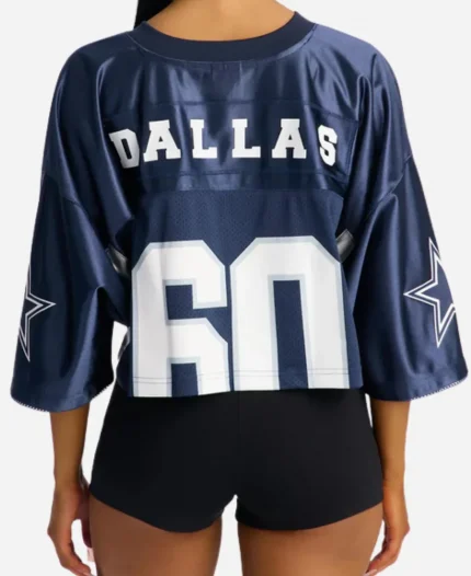 Fashion Nova NFL Dallas Cowboys Game Shirt In Navy