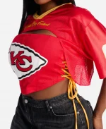 Fashion Nova NFL Kansas City Chiefs Corset Top