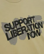 Fear Of God x DSYF Support Liberation Now Oversized Biege T-Shirt