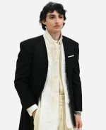 Finn Wolfhard 2026 Met Gala Black Trench Coat - Jacket Era