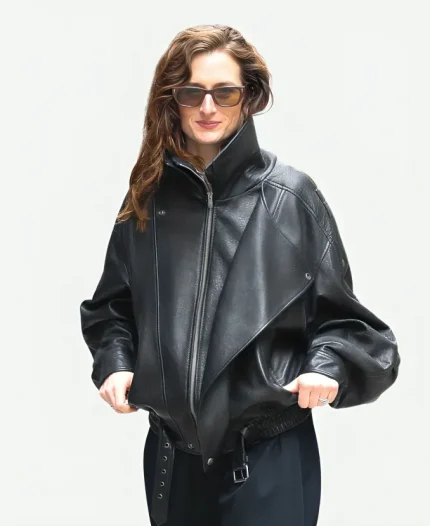 Grace Gummer 2026 ABC Studio NYC Black Jacket