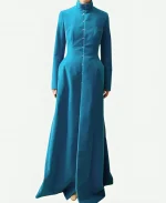 Grace Gummer Love Story FYC Event 2026 Trench Coat - Blue