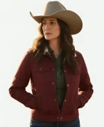 Gracie Pryce Heartland S19 Burgundy Jacket