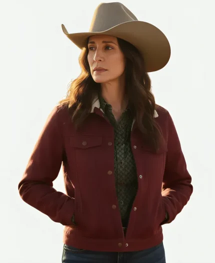 Gracie Pryce Heartland S19 Burgundy Jacket