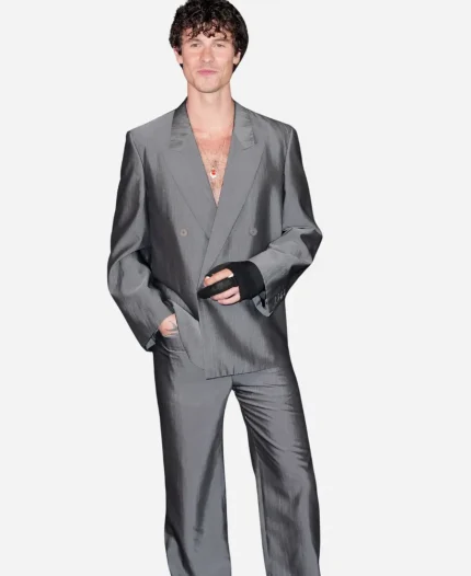 Gucci cruise Show NYC 2026 Shawn Mendes Grey Suit