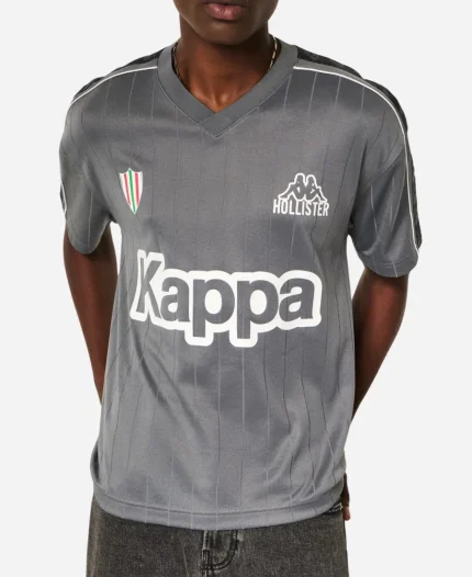 Hollister x Kappa Logo Graphic Soccer Jersey