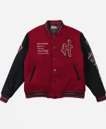 Horde World of Warcraft Varsity Jacket In maroon & Black