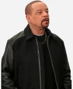 Ice-T Law and Order SVU S27 Black Varsity Jacket