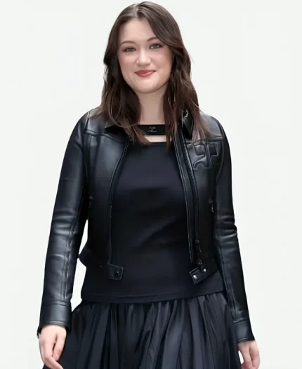 Isa Briones 2026 Today with Jenna & Sheinelle Leather Jacket