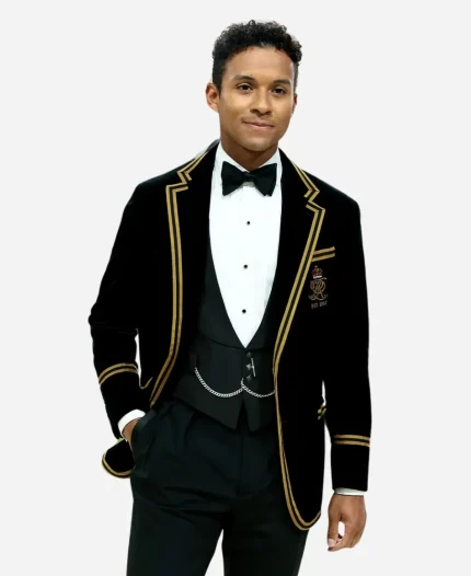 Jaafar Jackson 2026 Met Gala Ralph Lauren Black Velvet Blazer