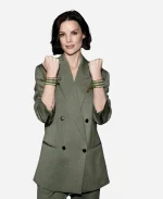 Jaimie Alexander 30th Annual ACE Awards NYC 2026 Olive Green Suit