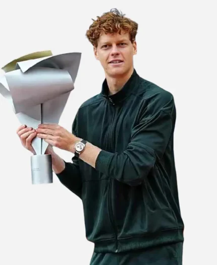 Jannik Sinner 2026 Madrid Open Black Track Jacket