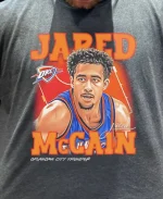 Jared McCain 2026 NBA Oklahoma City Thunder T-Shirt
