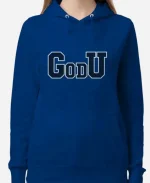 Jaz Sinclair GODU Blue Hoodie