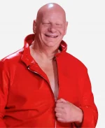 Jeff Ross The Roast of Kevin Hart 2026 Red Leather Jacket