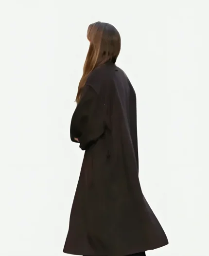 Jennifer Lawrence 2026 Brown Wool Coat