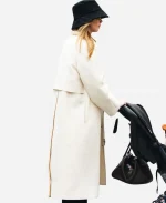 Jennifer Lawrence Off-White Trench Coat For Sale