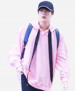 Jin Pink Hoodie For Sale