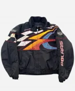 Julia Sarah Stone Off Campus S01 Black Racing Jacket