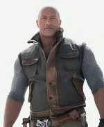 Jumanji 3 Smolder Bravestone Brown Leather Vest