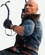 Jumanji 3 Dwayne Johnson Leather Vest For Sale
