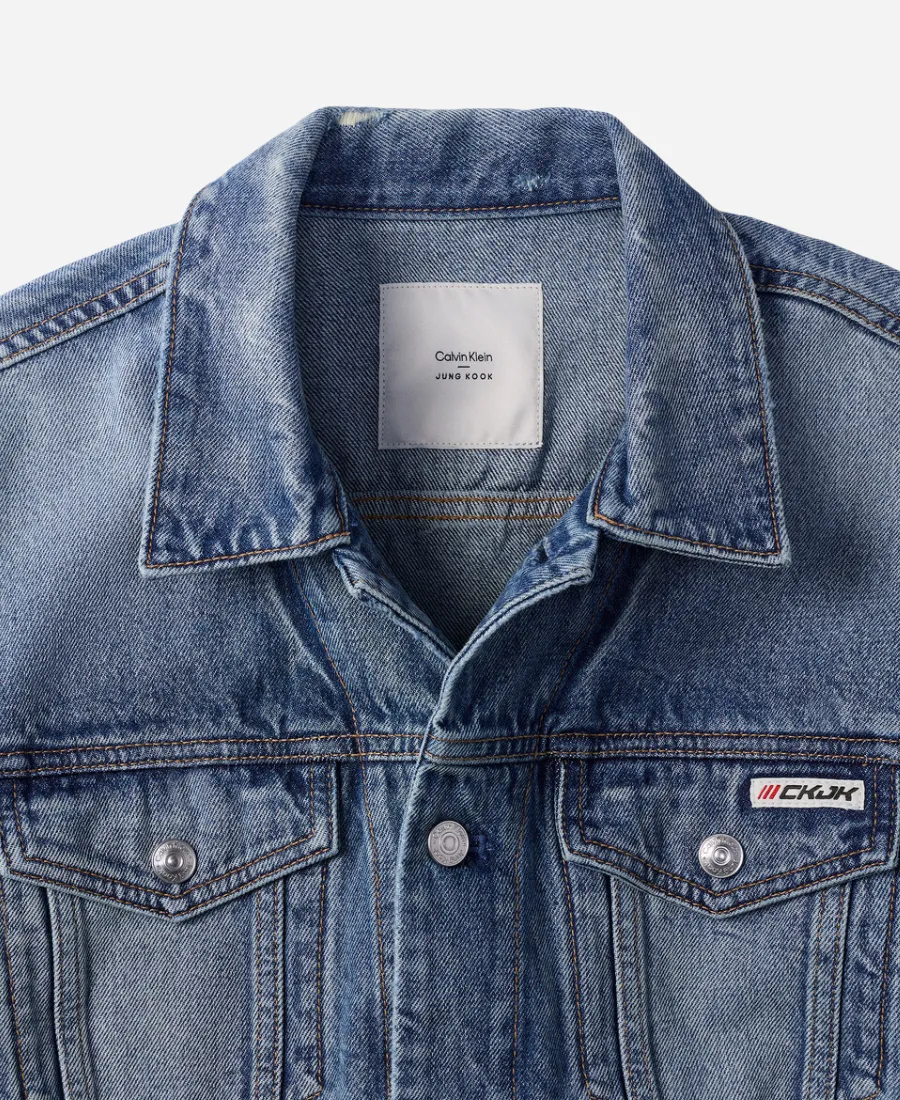 Jung Kook for Calvin Klein 90s CKJK Denim Trucker Jacket