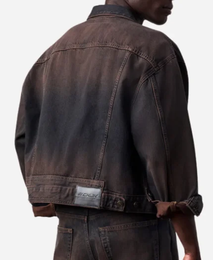 2026 Jung Kook x Calvin Klein 90s Denim Trucker Jacket In Black