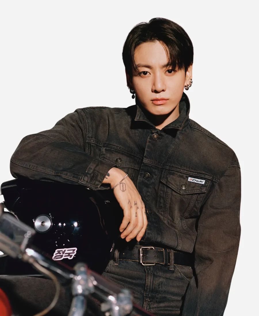 Jung Kook for Calvin Klein 90s CKJK Denim Trucker Jacket