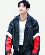 Jungkook BTS Arirang World Tour Stanford Stadium Nahmias Black Leather Jacket