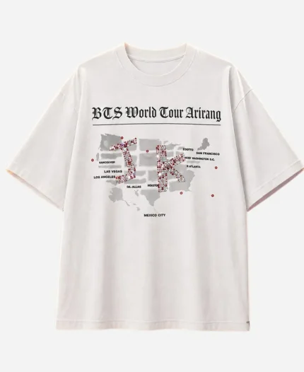 Jungkook BTS World Tour Arirang Shirt