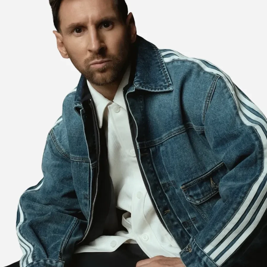 Kith & Messi for Adidas Football Denim Jacket
