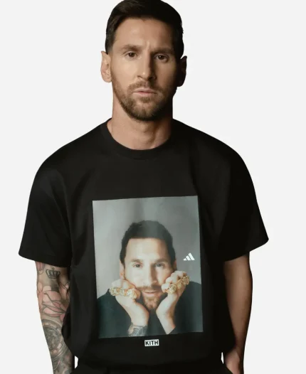 Kith x Messi x Adidas Football Graphic T-Shirt
