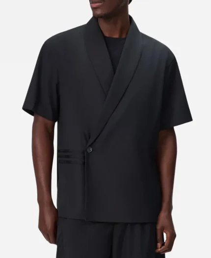 Kith & Messi for Adidas Football Wrap Jacket In Black