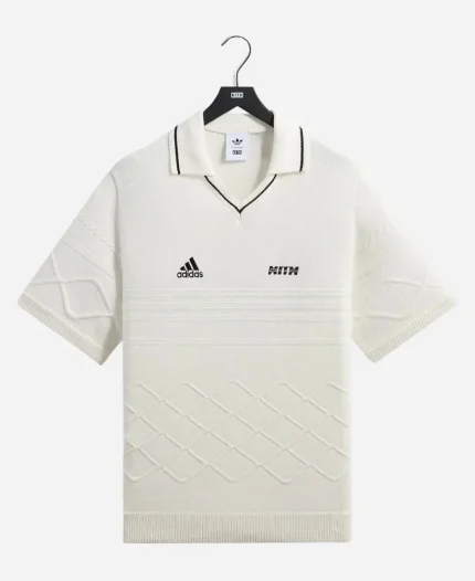 Kith & Messi for Adidas Football White Polo T-Shirt