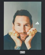 Kith x Messi x Adidas Football Graphic T-Shirt For Sale
