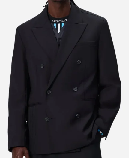 Lionel Messi & Kith  for Adidas Football 2026 World Cup Black Suiting Jacket