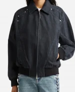 Knicks vs Cavaliers Taylor Swift Denim Jacket In Black
