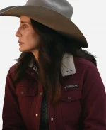 Krista Bridges Heartland S19 Gracie Pryce Burgundy Jacket
